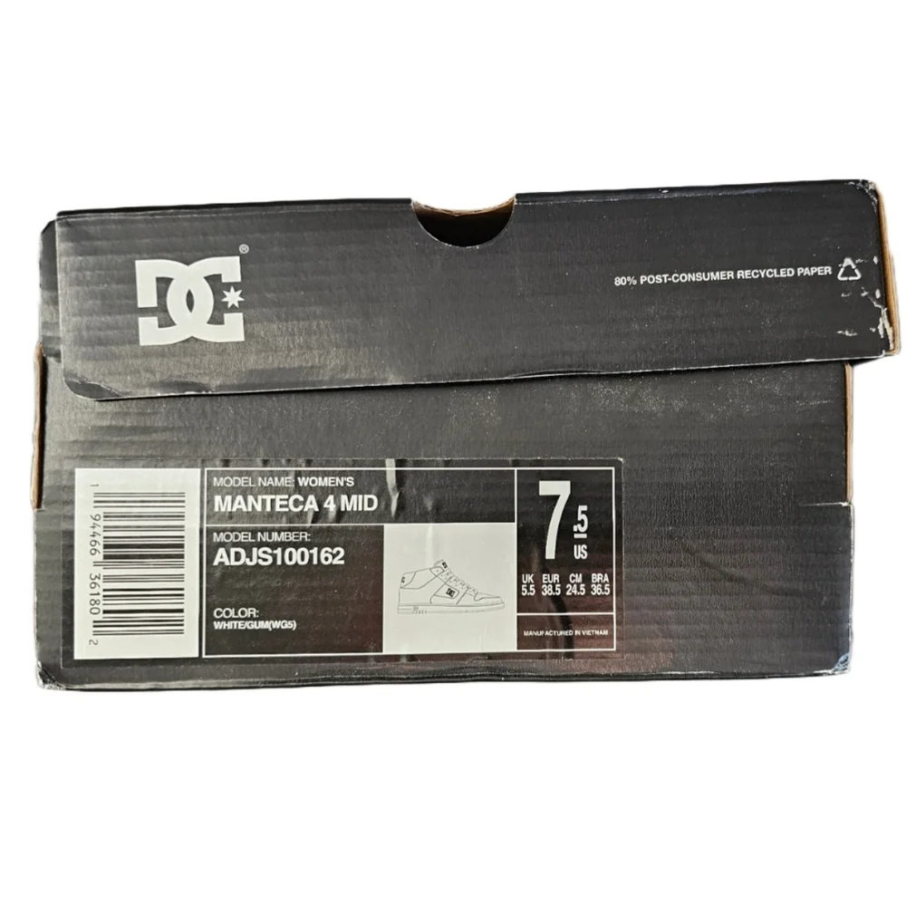 DC Women's Manteca 4 MID Mid-Top Shoes *discontinued* Size 7.5 NIB NWT - Picture 7 of 7